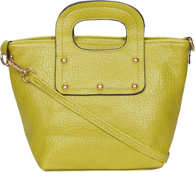 

Bagkok Women Casual Green PU Sling Bag