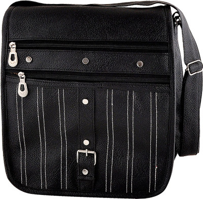 

Smartway Girls Casual Black PU Sling Bag