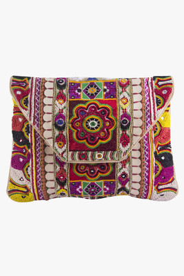 

The Purple Sack Women Casual Multicolor Beads Sling Bag