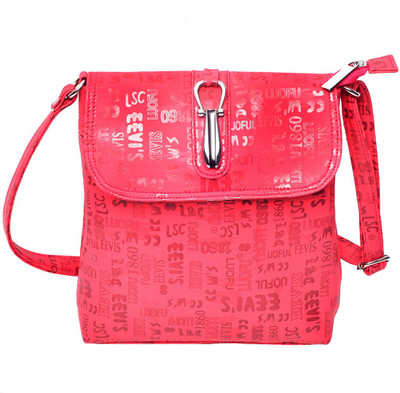 

Hawai Women Casual Pink PU Sling Bag