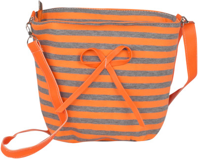 

Innovation The Store Women Casual Orange Cotton Sling Bag