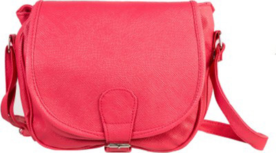 

Cottage Accessories Women Casual Pink PU Sling Bag