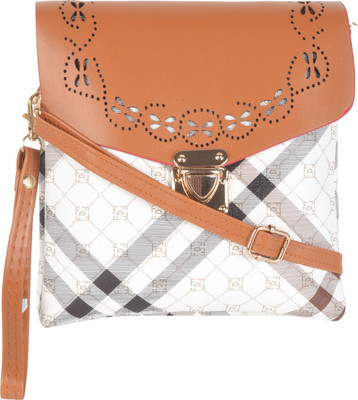 

Kleio Women Casual Multicolor PU Sling Bag
