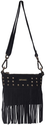 

Justanned Women Casual Grey Genuine Leather Sling Bag