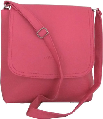 

Fabio Women Casual Pink PU Sling Bag