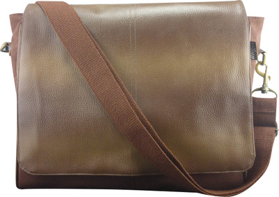 

Angesbags Men Brown Canvas Sling Bag