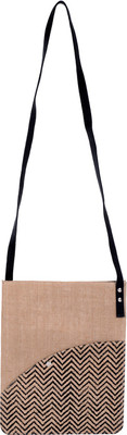 

Natural Furnish Girls Casual Multicolor Jute Sling Bag
