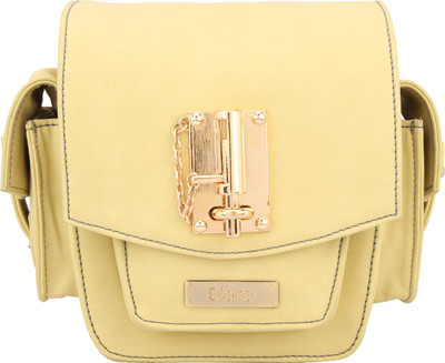 

D'oro Women Casual Green PU Sling Bag