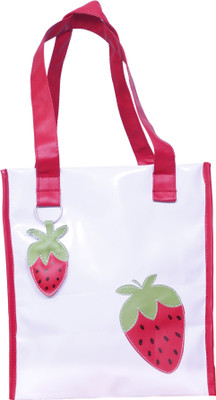 

Kidzbash Girls White Rexine Hand-held Bag