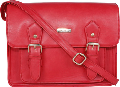 

Bern Women Casual Red PU Sling Bag