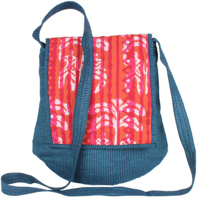 

Aditi Trends Women Casual Blue Cotton Sling Bag