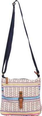 

Get In Women Casual Multicolor Cotton Sling Bag