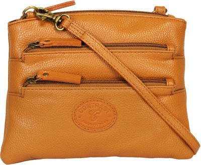 

Contrast Women Casual Tan PU Clutch
