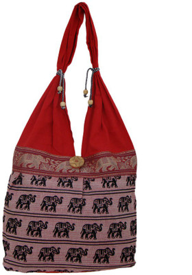 

The Living Craft Women Casual Multicolor Cotton Shoulder Bag