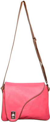 

MOOI-ZAK Women Casual Pink PU Sling Bag