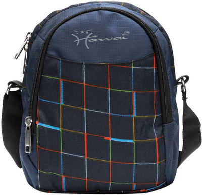 

Hawai Men & Women Casual Blue Polyester Sling Bag