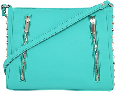 

Flying Berry Women Casual Green PU Sling Bag