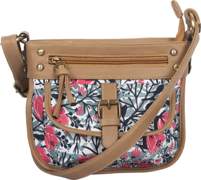 

Kanvas Katha Women Casual Multicolor Canvas Sling Bag