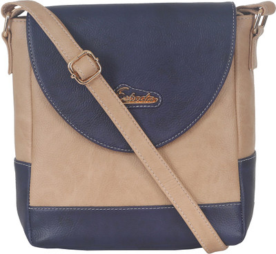 

Esbeda Women Casual Blue Leatherette Sling Bag