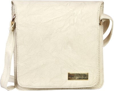 

Louise Belgium Women Casual White Leatherette Sling Bag