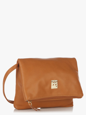 

Addons Women Casual Tan PU Sling Bag