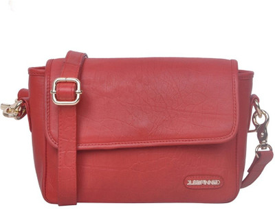 

Justanned Women Casual Red Genuine Leather Sling Bag