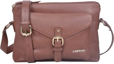

Justanned Women Casual Brown Genuine Leather Sling Bag