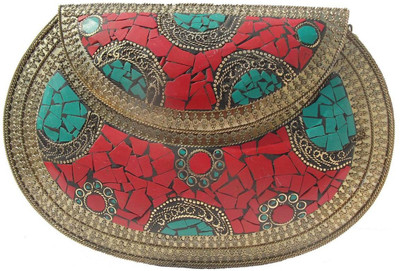 

ALAR Women Casual Multicolor Metal Sling Bag