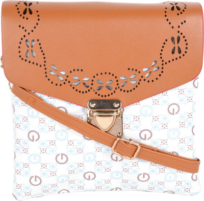 

Kleio Women Casual Multicolor Leatherette Sling Bag