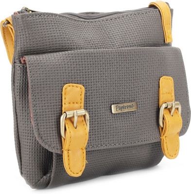 

Peperone Women Casual Grey Sling Bag