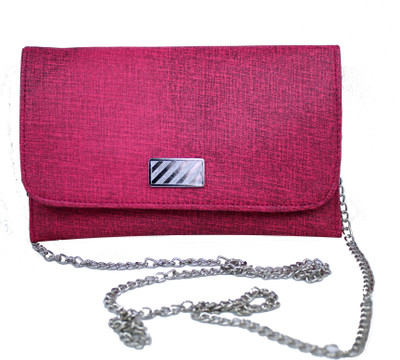 

Hydes Girls Casual Pink Leatherette Sling Bag