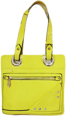 

Zaira Diamond Women Casual Yellow Genuine Leather Hand-held Bag