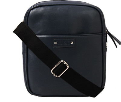 

Lugo Men Casual Blue Canvas Sling Bag