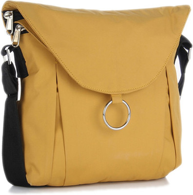 

Home Heart Girls Casual Yellow PU Sling Bag