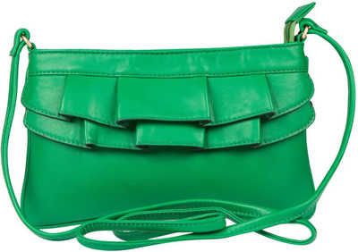 

Lomond Women Casual Green PU Sling Bag