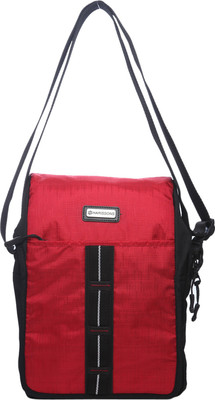 

Harissons Men & Women Casual Red Nylon Sling Bag