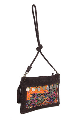 

Jaipur Textiles Hub Women Multicolor Genuine Leather Sling Bag