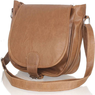 

Scarlett Women Casual Brown PU Sling Bag
