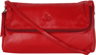 

Atlaa Batlaa Women Casual Red PU Sling Bag