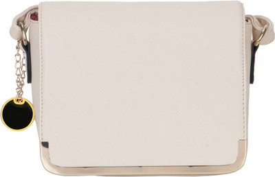 

Crawler Girls Casual Beige Leatherette Sling Bag