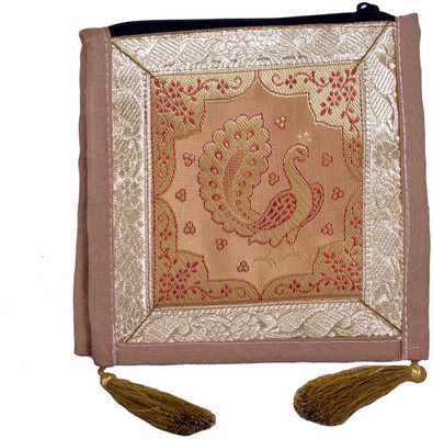 

Maitri Women Casual Multicolor Brocade Sling Bag