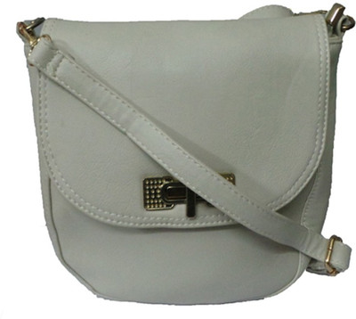 

Berries Women Casual Grey PU Sling Bag