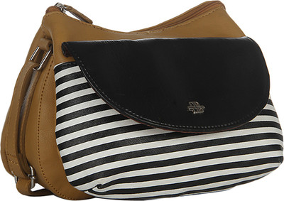 

Peperone Women Casual Yellow PU Sling Bag