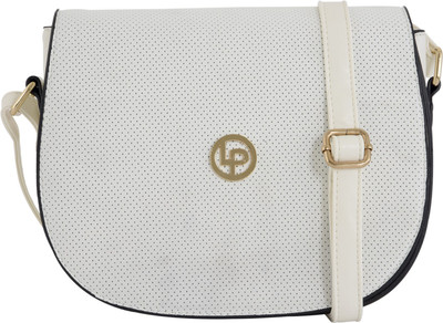

Lino Perros Women White Leatherette Sling Bag
