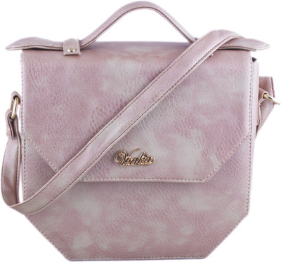 

Voaka Girls Casual Pink PU Sling Bag