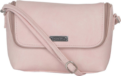 

Esbeda Women Casual Pink Leatherette Sling Bag