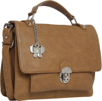 

Butterflies Women Casual Brown PU Sling Bag