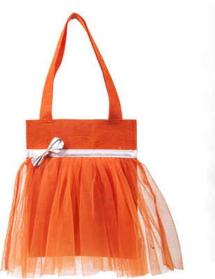 

Lill Pumpkins Girls Casual Orange Felt Tote