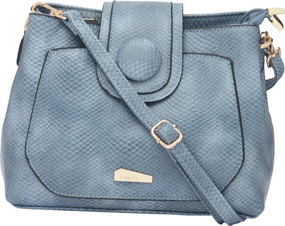 

Esbeda Women Casual Blue Leatherette Sling Bag