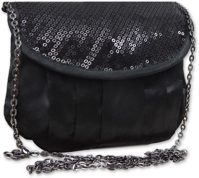 

Hi Look Women Casual Black Polyester Sling Bag